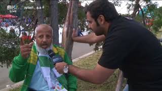 مشجع سعودي مسن يحضر إلى روسيا لمتابعة المنتخب