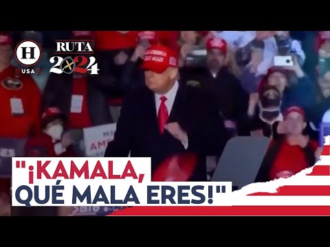 ¡Saca los prohibidos! Donald Trump lanza una canción contra Kamala Harris mientras baila salsa