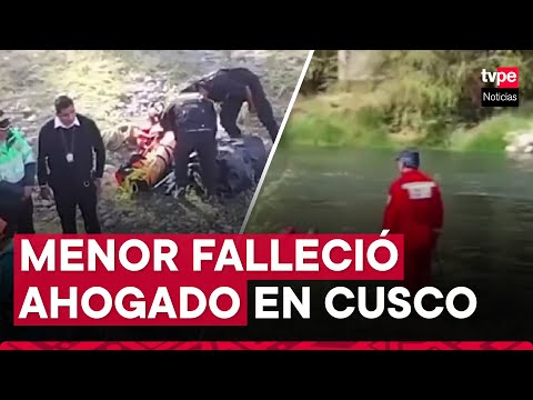 Tragedia en Cusco: menor de 14 años falleció ahogado en el río Vilcanota
