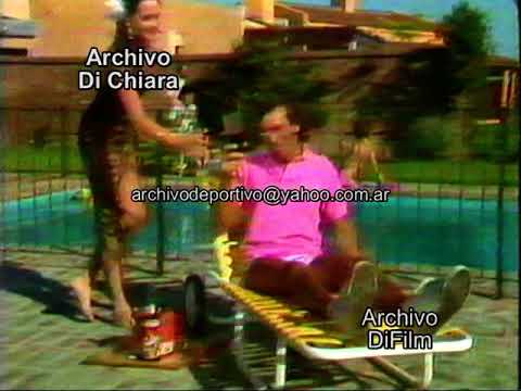 Publicidad aperitivo Cynar con Hugo El Loco Gatti - Año 1989 V-13133 DiFilm