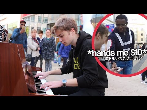 I played GIORNO'S THEME on piano in public