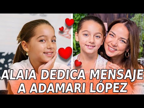 Alaïa le DEDICA un CONMOVEDOR MENSAJE a Adamari López