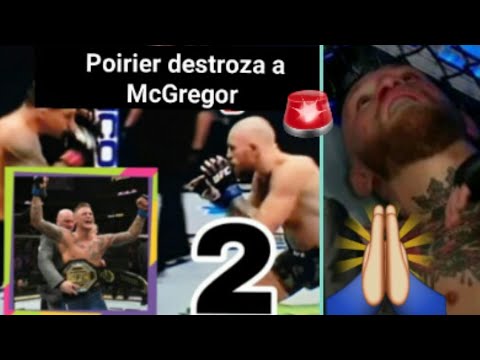 Resumen de la pelea McGregor vs. Poirier UFC 257