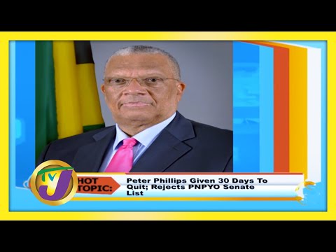 Dr. Peter Phillips Given 30 Days to Quit; Rejects PNPYO Senate List - September 15 2020