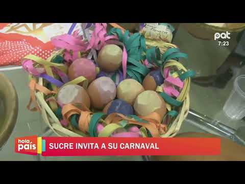 Estás cordialmente invitado al Carnaval de Sucre