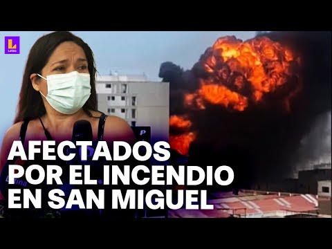Lo hemos perdido todo: Gran incendio en San Miguel afecta a casas y negocios cercanos