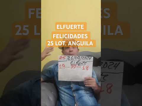 Felicidades a todos mis suscriptores que ganaron con el 25 lotería anguila de las 6, seguimos firme