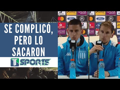 Lo que DIJERON Rojas y Beccacece del SUFRIDO TRIUNFO del Racing Club sobre Estudiantes de Mérida