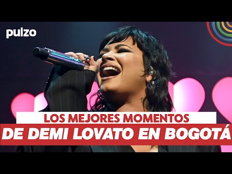 Los mejores momentos del concierto de Demi Lovato en Bogotá | Pulzo