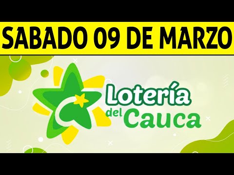 Resultados Lotería del CAUCA del Sábado 9 de Marzo de 2024  PREMIO MAYOR