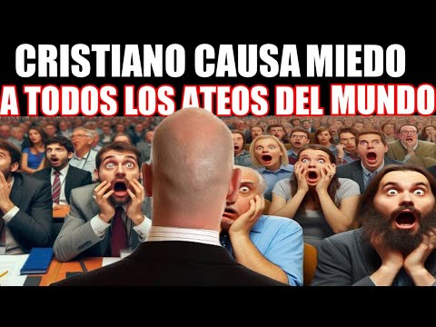 ¡ALUCINANTE! ESTE CRISTIANO DEFIENDE EL EVANGELIO COMO NINGUNO ANTE LOS ATEOS