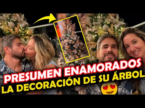 Daniella Álvarez y Daniel Arenas presumen ENAMORADOS la DECORACIÓN de su CASA por Navidad