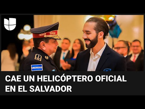 Lo que se sabe de la caída del helicóptero oficial de El Salvador en el que murieron nueve personas