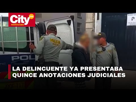 Capturada en flagrancia y enviada a prisión una mujer dedicada al ‘cosquilleo’ en el SITP | CityTv