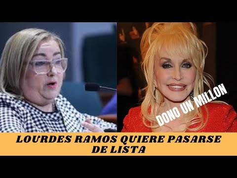 Lourdes Ramos exigiendo la vacuna, Dolly Parton dono un millon y dice q esperara.(Reaccion)