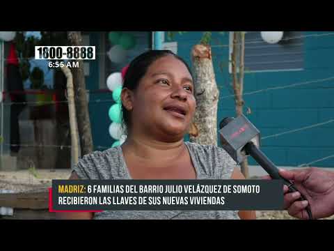 Sueños hechos realidad: Seis familias en Somoto reciben viviendas nuevas - Nicaragua