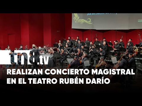 Concierto magistral de música lírica en el Teatro Nacional Rubén Darío, Managua - Nicaragua
