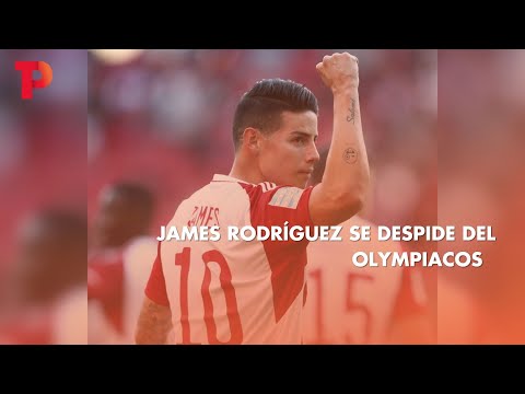 James Rodríguez se despide del Olympiacos I 14.04.2023 I TPNoticias