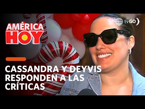 América Hoy: Cassandra y Deyvis responden a las duras críticas (HOY)