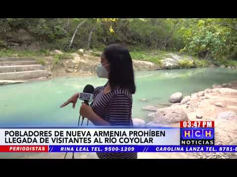 Totalmente prohibido el ingreso al turístico río de Nueva Armenia debido a confinamiento
