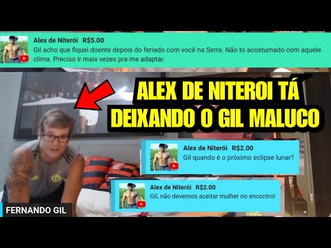 PARTE 9 ALEX DE NITERÓI DEIXOU O FERNANDO GIL MALUCO AO VIVO - CORTES DO FERNANDO GIL #fernandogilrn