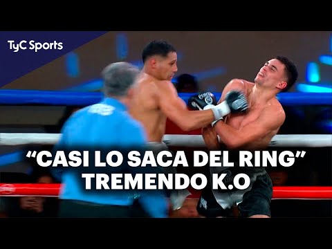 TERRIBLE KO DE VÍCTOR RODRÍGUEZ A AGUSTÍN CARDOZO