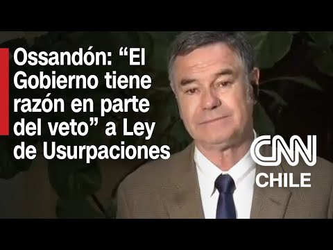Senador Manuel José Ossandón analiza veto a Ley de Usurpaciones