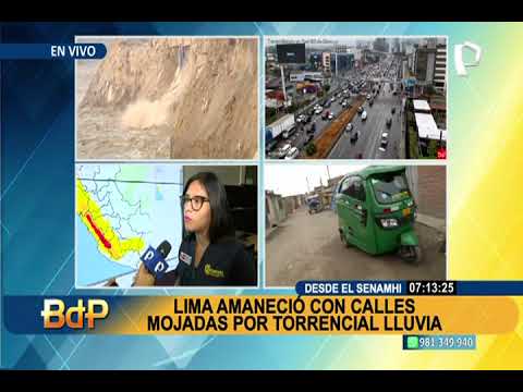 Ciclón Yaku: Lima presentó lluvias intensas conforme al aviso vigente, refiere Senamhi