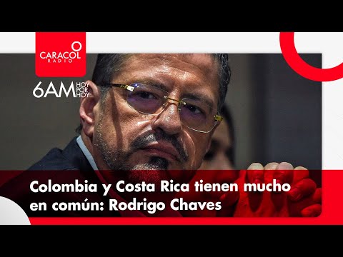 Colombia y Costa Rica tienen mucho en común: Rodrigo Chaves