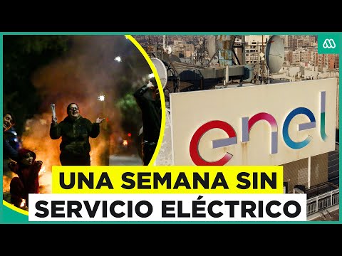 Extenso corte de luz: Se cumple una semana sin suministro eléctrico en zonas de Santiago