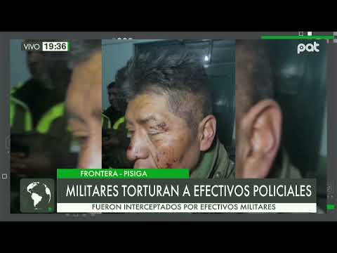 Oruro: cuatro efectivos policiales fueron torturados por militares