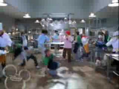 Zac Efron,HSM cast Work this out video clip