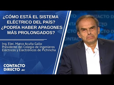 Entrevista con Marco Acuña - Pdte. Colegio de Ingenieros Eléctricos de Pichincha | Contacto Directo