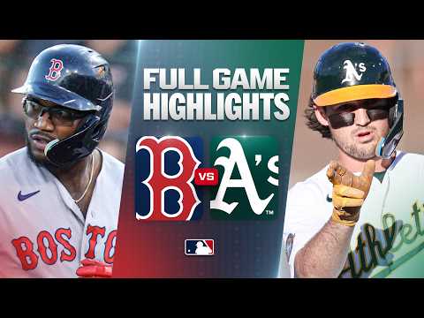 보스턴 레드삭스 vs 오클랜드 어슬레틱스: 공식 풀 경기 하이라이트 (7월 30) | 2026 MLB 시즌