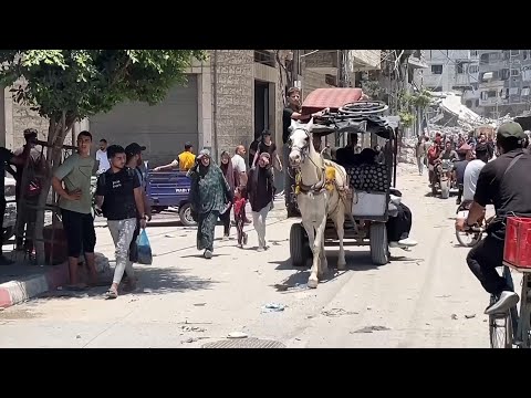 'We do not know where to go': Palestinians flee Gaza City district after Israeli evacuation order