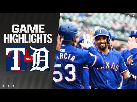Rangers vs. Tigers Game Highlights (4/17/24) | MLB Highlights