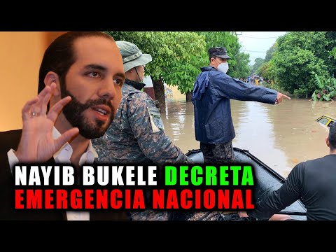 Nayib Bukele decreta ESTADO DE EMERGENCIA NACIONAL debido a tormenta tropical Amanda