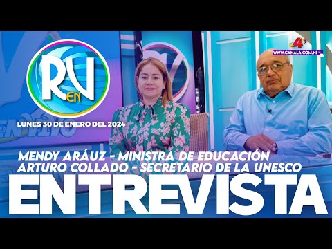 Ministra de Educación, Mendy Aráuz en Revista En Vivo – 30 de enero del 2024