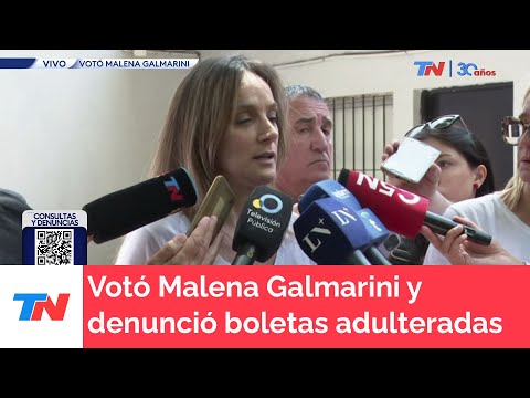 Malena Galmarini denunció la existencia de boletas adulteradas y se busca evitar que sean impugnadas