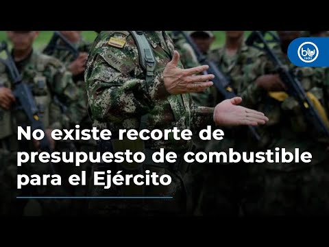 No existe recorte de presupuesto de combustible para el Ejército, según MinDefensa