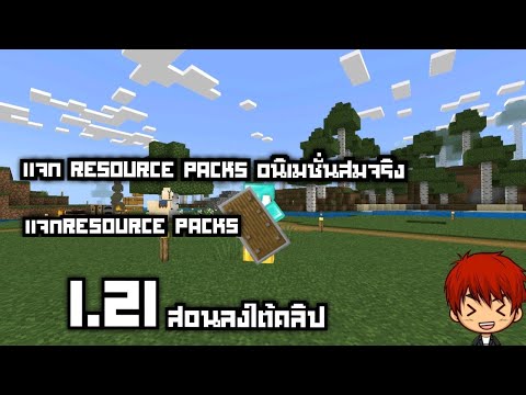 แจกRESOURCEPACKSอนิเมชั่นสม