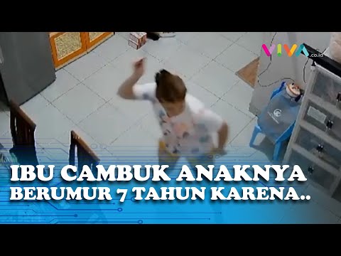 Gegara Hal Receh, Ibu Cantik Aniaya Anaknya dengan Penuh Emosi