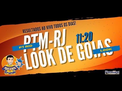 Resultado jogo do bicho ao vivo Parceiros do Brunão PTM RIO 11h20 e Look Goiás 11h20 -  10/06/2023