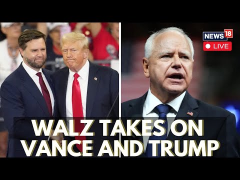 Tim Walz LIVE: Walz Slams Trump & Vance | Gov. Tim Walz Speech In Bethlehem, PA | US Elections |N18G