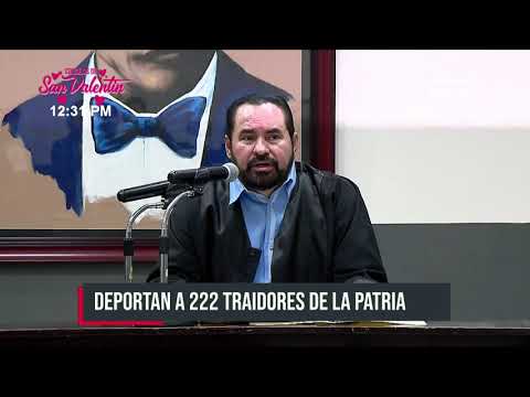 Nicaragua: Deportan a 222 traidores de la patria a Estados Unidos