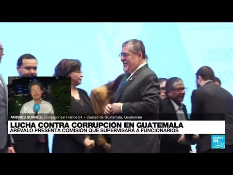 Informe desde Ciudad de Guatemala: Arévalo presentó comisión contra la corrupción