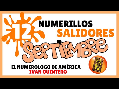 Los 12 Números Salidores de Septiembre | La Tablita tv