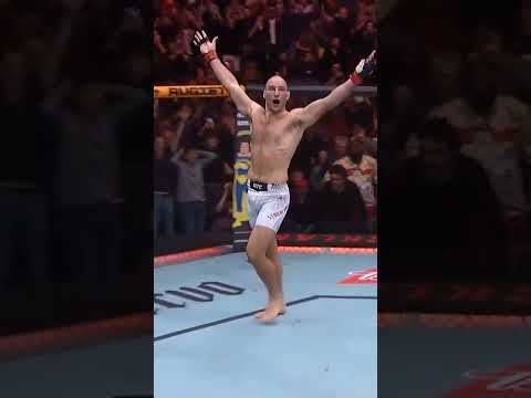 SEAN STRICKLAND FINISHED FLUFFY #ufchouston