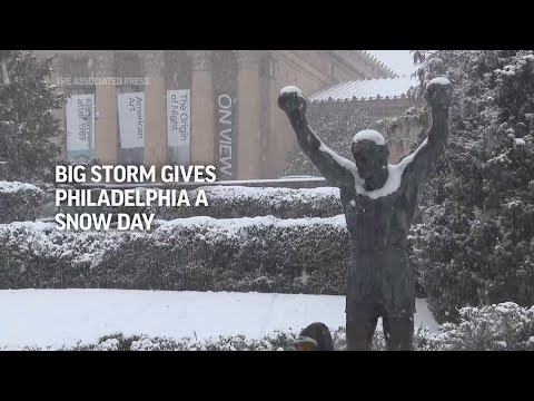 Big storm gives Philadelphia a snow day