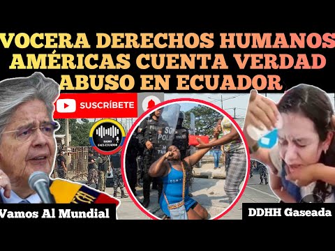 VOCERA DERECHOS HUMANOS DE AMÉRICA CUENTA LA VERDAD DE ABU.SO POLICIAL EN ECUADOR NOTICIAS RFE TV